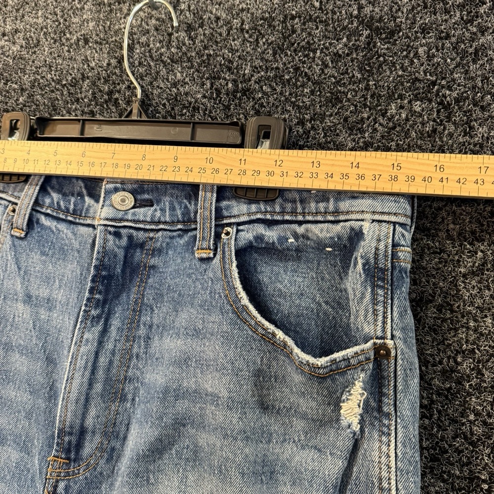 Abercrombie & Fitch Women's the 90s Straight Ultra High Rise Jeans Size 31 12 - Picture 4 of 7